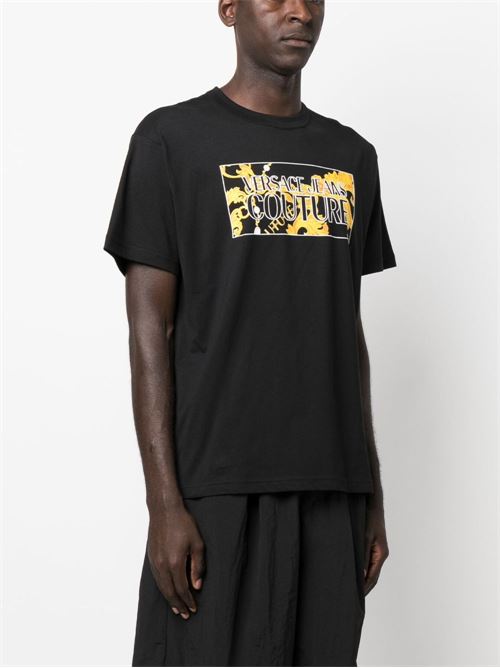 T-shirt uomo a manica corta Versace jeans Couture | 75GAHE01CJ00EG89